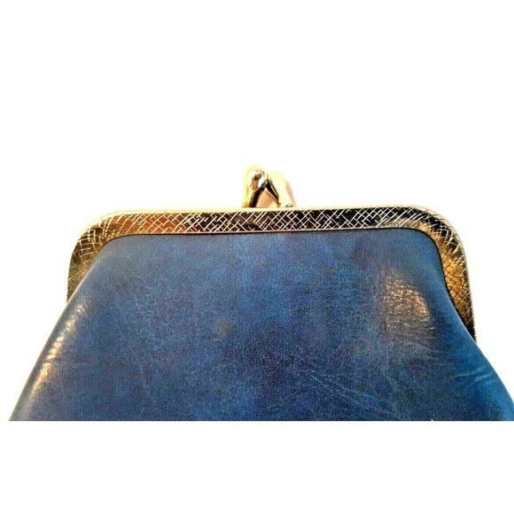 Eyeglasses Sunglasses Reading Glasses Case Kiss Clasp 7 x 4 in Vegan Leather Vtg - Picture 3 of 10